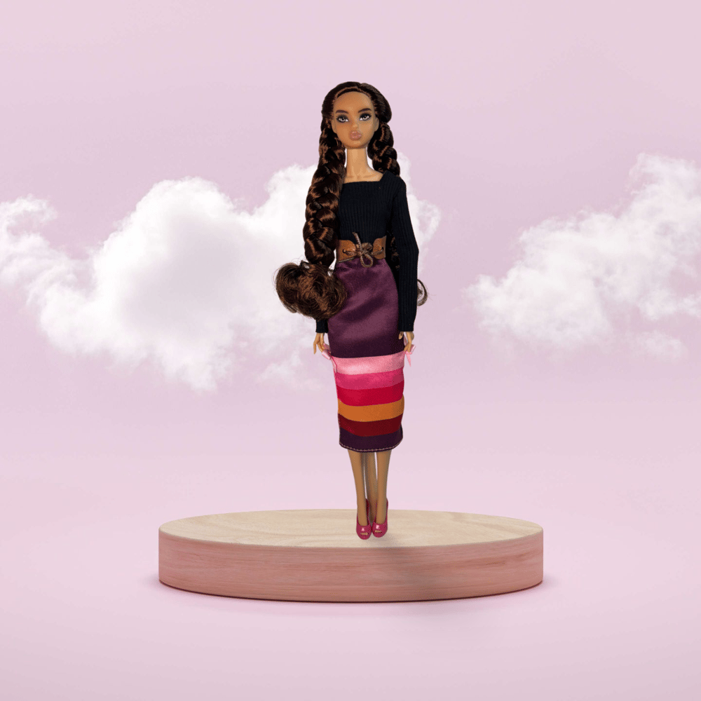 Image of Giizhik™ - INDIGENOUS RIBBON SKIRT DOLL