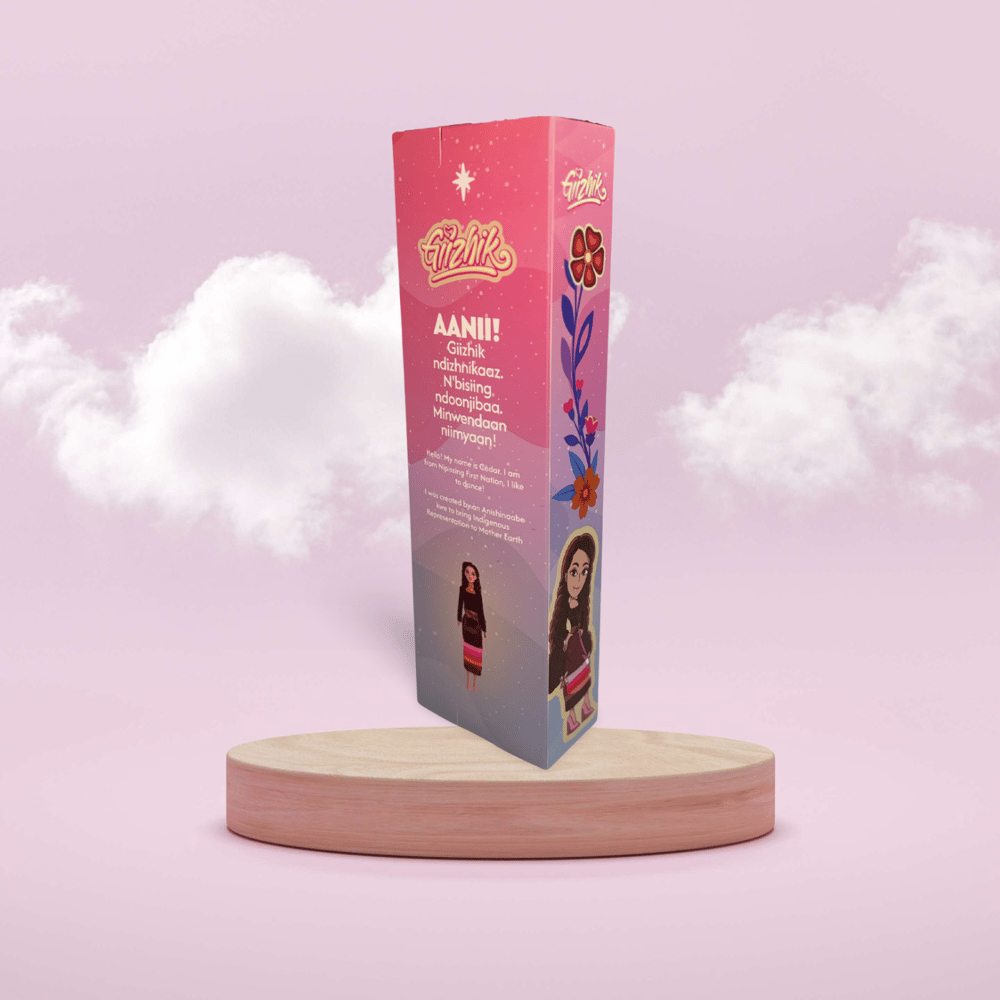 Image of Giizhik™ - INDIGENOUS RIBBON SKIRT DOLL