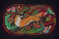 Image 3 of Fleet of Foot in wooden frame