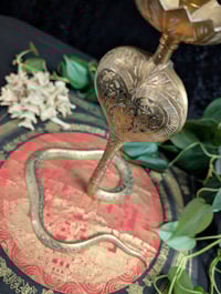 Image 3 of Brass Snake Candleholder (ca. 1960)