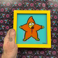 Maggie snowsuit glass painting