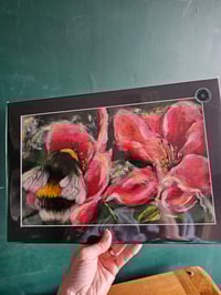 Image 2 of 'A summer memory' bee print.