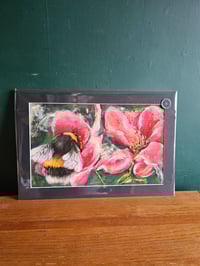 Image 1 of 'A summer memory' bee print.