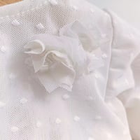 Image 3 of Newborn girls photography  body-dress Bella | white