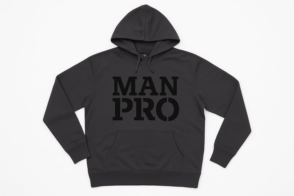 Image of MAN PRO Sueded Hoodie Sweatshirt 