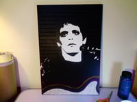 Image 2 of SOLD Lou Reed black Transformer with rhinestones