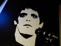 Image 4 of SOLD Lou Reed black Transformer with rhinestones