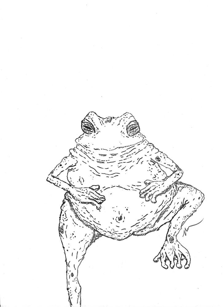 Image of "Bog Frog" Gooptroupe Art Print