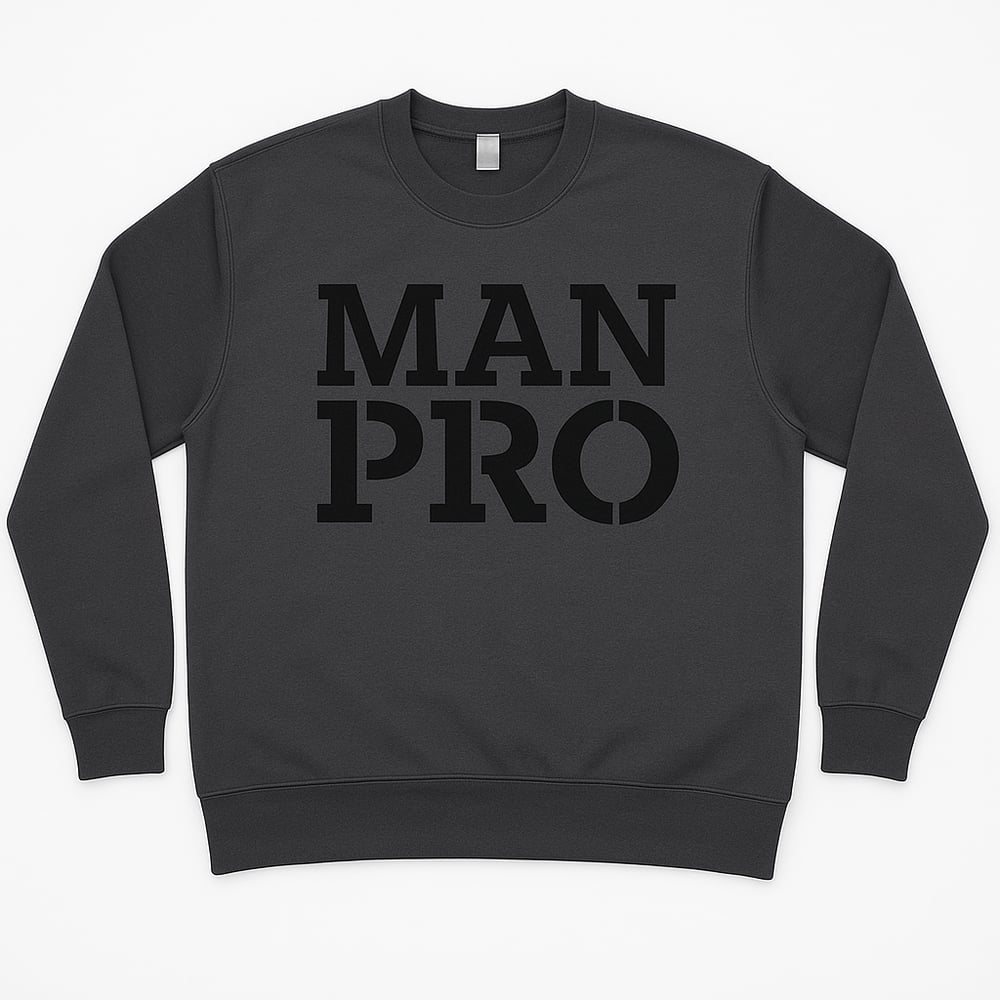 Image of MAN PRO Woman's Sueded Crewneck Sweatshirt