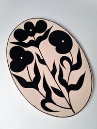 Image 1 of TRIO | grand plat ovale noir total
