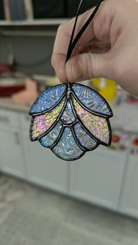 Image 4 of Lead-free Art Nouveau Ornament - Dichroic