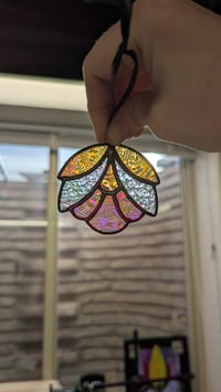 Image 3 of Lead-free Art Nouveau Ornament - Dichroic