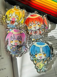 Image 1 of [PREORDER] Watercolour Bocchi! Charms and Stickers