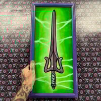 Power Sword- Glass Painting
