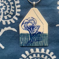 Image 1 of flower house pendant