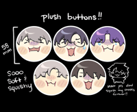 [PREORDER] Squishy Plush Buttons