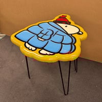 Image 2 of Blue Puffy Coat- End Table