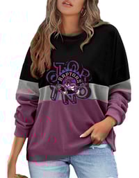 Image 1 of Colourblock Toronto Raptors Sweater