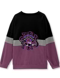 Image 2 of Colourblock Toronto Raptors Sweater