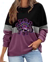 Image 3 of Colourblock Toronto Raptors Sweater