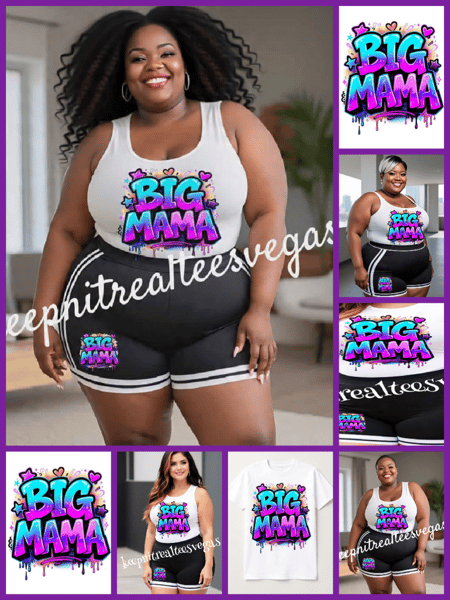 Image of BIG MAMA BOOTY SHORT SET