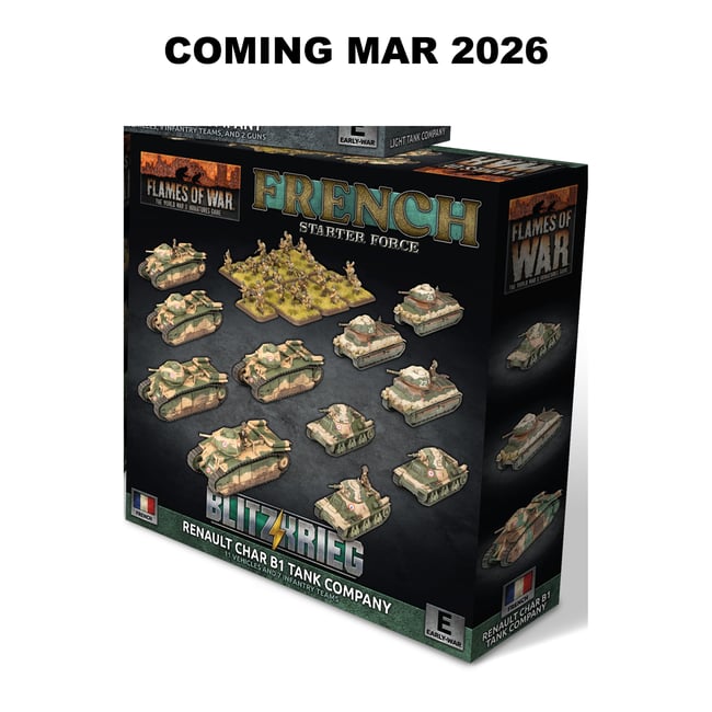 French Char B1 bis Combat Company (FRAB03)