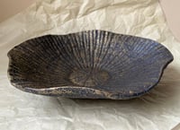 Image 3 of Charming Wavy Paper Mache Bowl in Shades of Gold