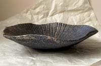 Image 6 of Charming Wavy Paper Mache Bowl in Shades of Gold