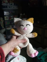 Image 2 of Sleeping un-Stuffed Kitty PATTERN ONLY!!!