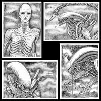 Image 5 of "BLACKout FRIDAY"- Xenomorph Edition Original art - LIMITED TO 12