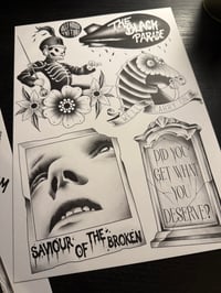 Image 3 of Black Parade Flash Print Set