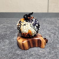 Image 1 of XL. Festive & Fun Pumpkin - Flamework glass sculpture