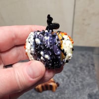 Image 7 of XL. Festive & Fun Pumpkin - Flamework glass sculpture