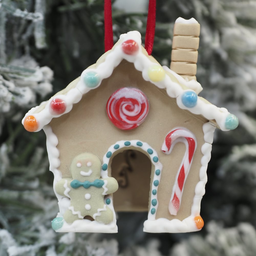 Image of Gingerbread House Ornament 005