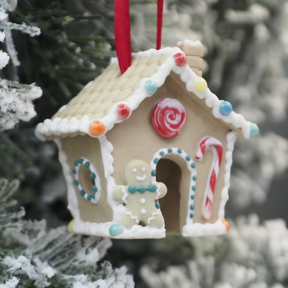 Image of Gingerbread House Ornament 005