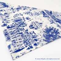 Image 4 of Bandana Feminist Toile de Jouy <small>(100% pure cotton)</small>