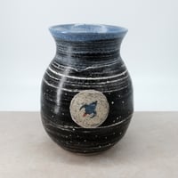 Image 1 of Tall Moon Vase/ Space dog