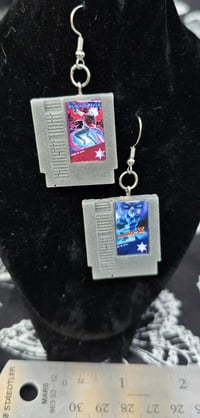 Hand crafted old video game cartridge with custom art