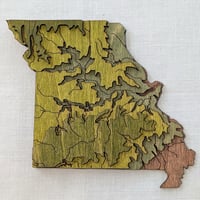 Image 3 of Missouri Mini-Map Ornament