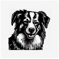 Image 2 of Border Collie Giclee Print - Various Sizes