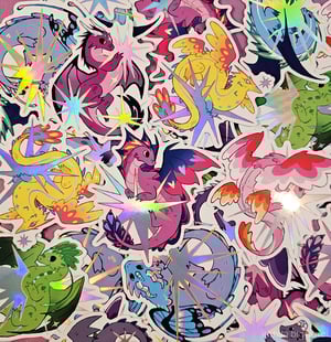 Image of 🌈Pride Dragon Stickers🌈