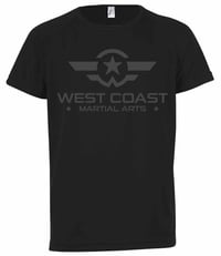 West Coast Martial Arts – Legacy Edition Tee in Charcoal & Black (PRE-ORDER)