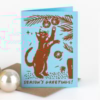 Image 5 of Cheeky Cat christmas cards