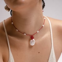 Image 2 of Cornflake Pearl Necklace – SAMPLE