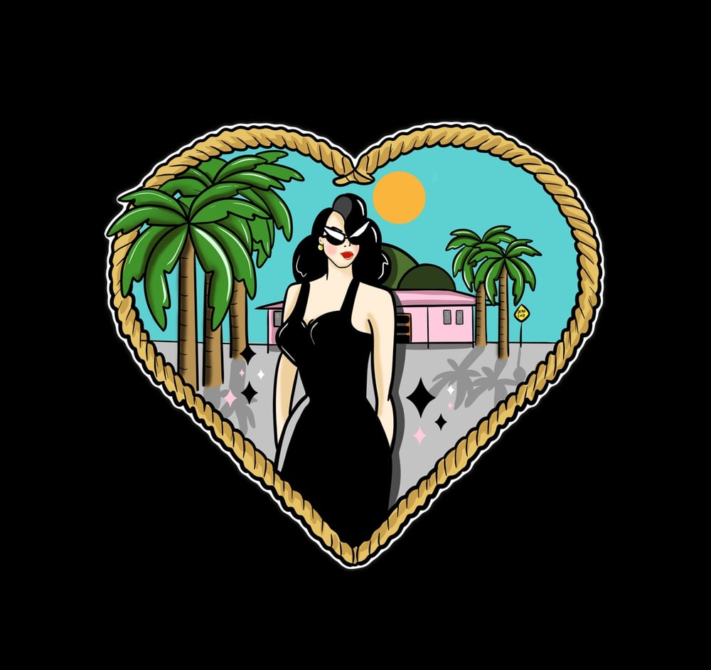 Image of 'Miami Heat’ large sticker