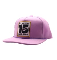 Image 1 of FM 15 Years 5 Panel Snapback Hat (Lavender)