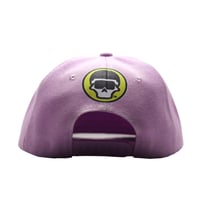 Image 2 of FM 15 Years 5 Panel Snapback Hat (Lavender)