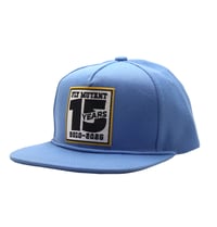 Image 1 of Copy of FM 15 Years 5 Panel Snapback Hat (Sky Blue)