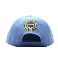 Image 2 of Copy of FM 15 Years 5 Panel Snapback Hat (Sky Blue)