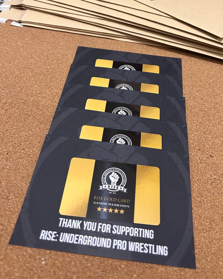 Image of RISE Gold Card (2026-2027) Free Delivery!